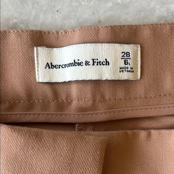 Abercrombie and Fitch Wide-Leg Tan Pants | 6L - Picture 4 of 5